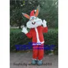 Maskot Kostümleri Noel Paskalya Böcekleri Tavşan Hare Maskot Kostümü Yetişkin Karikatür Karakter Kıyafet Takım Ticari Sokak Grubu Fotoğraf ZX2984