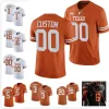 Maglia da calcio personalizzata Texas Longhorns NCAA College Quinn Ewers Arch Manning Bijan Robinson Xavier Worthy Earl Campbell Thomas Vince Young Ricky Williams McCOY