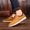 Casual Shoes Fashion Brand Men's Outdoor Anti Slip Work Clothes Versatile Business Leather Low Top Men