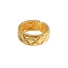 South Korea East Gate Gold High-grade Feeling Rhombic Opening Ring Womens Niche Design Exquisite Index Finger Ring