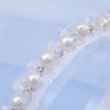 Pinces à cheveux en perles, coiffure de mariée, bandeau blanc fait à la main, accessoires de mariage