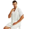 Mens Silk Satin Short Pajamas Set Pajama Pyjamas Set Sleepwear Set S M L XL 2XL 3XL 4XL 240227