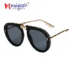 Sunglasses Vintage folding pilot sunglasses women luxury crystal brand oversize clear eyeglasses sun glasses men shades oculos de 260s