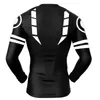 Jujutsu Kaisen 3D Print Compressie Shirts voor Mannen Gym Workout Fitness Ondershirt Atletische Sneldrogende Lange Mouwen Tops Sportkleding 240306