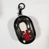 Nyckelringar Transparent väska med pälsbollar Vattentät förtjockar Keychain Organizer för 3D -figur Display Mystery Toy Storage