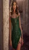 Strapless Groene Cocktailjurken Kralen Zijsplit Korte Galajurken Illusie Corset Top Sexy Minirok Feestavondkleding1135487