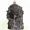 Ceramika Lion głowy kształt kadzidło palnika wstecznego antyque uchwyt aromat terapia figurka domowy herbatę biuro dekoracja zapach 310V