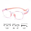 نظارات شمسية إطارات TR90 إطار eyeglass الطفل السيليكون المفصلي فتاة بوي الأطفال المضاد للأزرق نظارات مرنة وصفة طبية نظرية بصرية