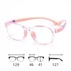 Lunettes de soleil Cadres TR90 Enfant Lunettes Cadre Silicone Charnière Fille Garçon Enfants Anti Bleu Lunettes Flexible Prescription Lunettes Optique