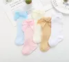 Baby Girls Socks Knee High Infant Princess Socks with Bow Summer Girl Mesh Socks Long Tube Kids Children Foot Accessories 5 Colors7487391