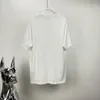 T-shirts pour hommes Plus Polos Hip Hop Muscle Fit Ourlet incurvé Coton blanc Impression personnalisée Hommes Femmes T-shirt Casual Quantité Tendance taille: XS-xL 35r