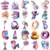 50 PCS 3D Realistic Small Objects Kids Stickers For Skateboard Guitar Car Fridge Helmet Ipad Bicycle Phone Motorcycle PS4 Notebook Pvc Decals