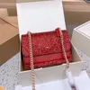 Luxurys Designers Bags Klare Çanta Deri Kadınlar Çapraz Kombin Bag Blingbling Omuz Çantası Messenger Çantalar Çöp 240215