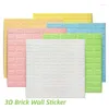 Wall Stickers 3D Brick Sticker Wallpaper Waterproof Peel And Stick Panels Moisture-Proof Room Diy Self-Adhesive Home Decoration Drop Dht8O