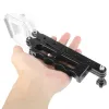 Staffe CNC Self Selfie Stick Casco Estensione Braccio pieghevole Accessori per montaggio per Gopro Dji Osmo Action Xiaomi Yi Eken Action Camera