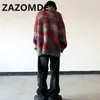 Suéter masculino Zazomde outono harajuku vintage suéter pulôver homens soltos hip hop malhas jumper casual cor flexível