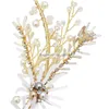 Hair Jewelry Japan Chinese Vintage Long Tassel Clip Bridal Headband Flower Crystal Pearl Headdress Headpiece Accessories Dr Dhgarden Dhbto