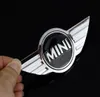 10pcslot mini cooper logo 3d ملصقات السيارة الشعبية المعدنية لشعار الشارة الأمامية للسيارة المصغرة مع ملصق 3M لشارات السيارة Decord1734659