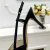 Designer Sandaler High Heels äkta läder Kvinnor 8 cm Summer Luxury Flat Slide Women's Rhinestone Sandals Party Wedding Black White and Pink Dust Bag Shoes