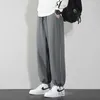 Pantalon pour hommes 2024 Mode élégante Harajuku Slim Fit Ropa Hombre Lâche Tous Match Sport Casual Poches Solides Leggings Cylindre Droit