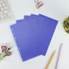 5st Blue Binder Notebook Accessories borttagbar bok Core 6-Hole Cash Budget PP Bag Office Stationery