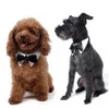 Fournitures pour animaux de compagnie Cravate pour chien Accessoires de mariage Noeud papillon pour animaux de compagnie Chien Chat Noeud papillon Formel Cravate pour animaux de compagnie Collier réglable Cravate de fête G485173j