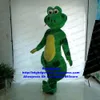 Trajes da mascote sapo verde bufonid bullfrog mascote traje personagem adulto veículo-livre passeio dos desenhos animados roupas zx682