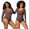 Shaper da donna, tuta ampia a maniche lunghe, camicia che fondo, corsetto intimo, corsetti per donna, allenatore in vita