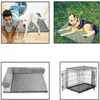 Benepaw Bijtbestendige hondenmat voor het hele seizoen, antislip waterdicht huisdierbed voor kleine, middelgrote en grote honden, wasbaar kratkussen 2104012644