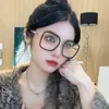 Fashion CH top sunglasses New Fashionable Sunglasses Frame CH0782 Square Large Flat Light Plain Face Female Internet Red Slimming with original box High quality