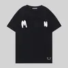 2023 New luxur embroidery tshirt fashion personalized Men and women Design T-shirts Female Tshirts high quality black and white100% cott