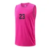 Basketball vest 23 shooting sleeveless shirts Men dry fit sport Running Male fitness Jogging workout basketball Tops tank 240306