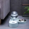 Automatic Pet Feeder Tableware Cat Dog Pot Bowl s Food For Medium Small Dispensers Fountain Y200917248J
