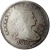US 1798 Busto drappeggiato Dollaro Piccola Aquila Placcato in argento Copia Monete artigianato in metallo muore fabbrica di produzione 254S