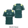 T-shirts de l'équipe Aston Martin F1, pilote de course espagnol, Fernando Alonso 14 et Stroll 18, offre spéciale, T-shirts 3D pour enfants, HJ4, 2023