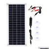 Annan elektronik 1000W solpanel 12V-cell 10A-60A Controller Plate Kit för telefon RV-bil mp3 Pad Charger Outdoor Battery Supply Drop Otkbj