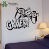 Wandaufkleber, Videospiele, Jungen, Gamer, Gaming, Joysticks, Heimdekoration, Wandgemälde, Kunst, Teenager, Jungen, Schlafzimmer, Wandaufkleber, NY-92235A