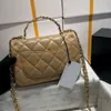 Top Genuine Leather Handbag Womens Bag High Quality Original Box Shoulder Wallet Chain New Style