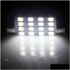 Decorative Lights 28Pcs T10 W5W Car Interior Led Light Dome License Plate Mixed Lamp Trunk Parking Bbs Set Drop Delivery Automobiles M Dhfdg