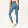 LL-526 Kobiety Legging Spodnie do jogi wysokiej talii zużycie leggins