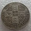 Um florim 1850 Grã-Bretanha Inglaterra Reino Unido Reino Unido 1 moeda de prata gótica275k