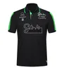 F1 Team Polo Shirts T-shirt 2024 Formel 1 Teamwear Driver Racing Fans T-shirt Men Women Polo Collar Jersey Tee Unisex T-shirt Anpassad
