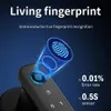 Med Tuya Biometric FingerPrint Smart Door Lock Electronic Digital Lock Lösenord Fingeravtryck Keyless Security Door Handle Hem 240301