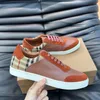 Burberyty Chaussure lustro jakość scarpe oryginalne designerskie buty luksusowe buty sprawdź niskie trampki damskie płaskie trenery swobodne koronkowe buty na kampusie dhgate nowe