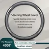 Stuurwielhoezen Ers Auto Leer Er Koolstofvezel Textuur Voor 4007 Accessoires Drop Delivery Auto's Motoren Interieur Otahi