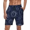 Pantaloncini da uomo Man Board Vintage Sun Stars Celestial Costume da bagno casual Teal Magic Fast Dry Running Beach