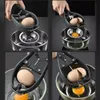 Paslanmaz Çelik Yumurta Açıcı Makas Manuel Araçlar Yumurta Kuşağı Kraker Kesici Sarısı Beyaz Ayırıcı Mutfak 240307