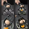 Stainless Steel Egg Opener Scissors Manual Tools Eggshell Cracker Cutter Yolk White Separator Kitchen 240307