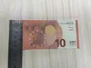 5 Money Copy Counterfeit Size 1:2 Fake Euro Actual 500 20 10 Props 100 Paper Dollar 200 Simulation Toys Prop Wgxwl Hikek