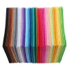 wholesale 15x15CM Non Woven Felt 1mm Thickness Polyester Cloth Felts DIY Bundle For Sewing Dolls Crafts Packaging Paper 11 LL